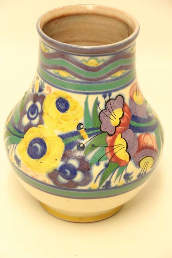 Early Poole Pottery Vase Carter Stabler And Adams