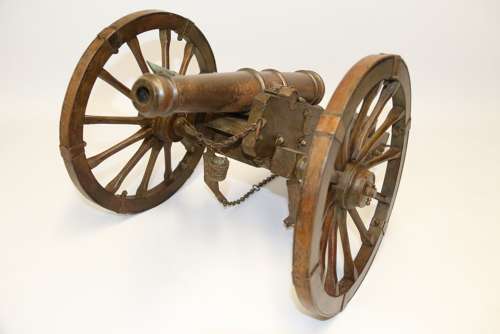 Model Of A 18th Century Canon