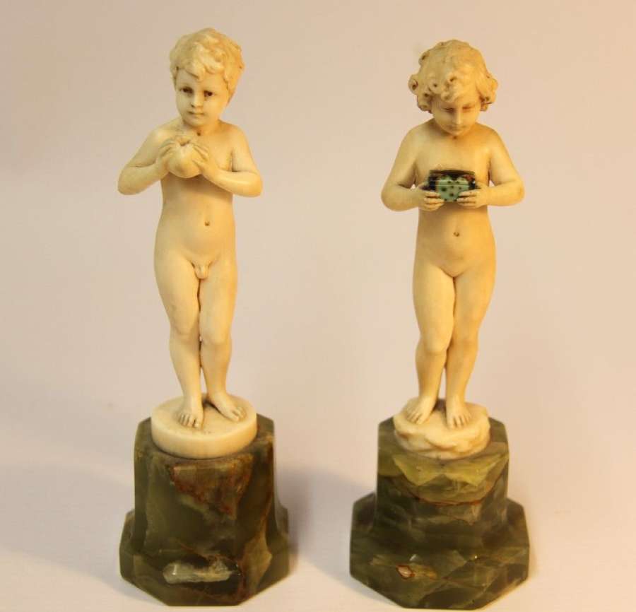A Superb Pair Of Ferdinand Preiss Figures