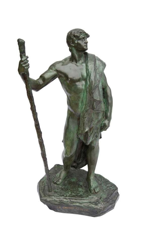 A French Bronze Figure "Le Chemin Parcouru"