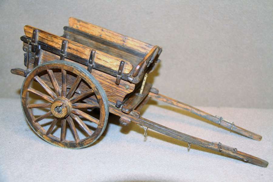 Scale Model Of A Late 19th Century Tipping Pony Cart