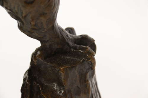 A large and impressive bronze sculpture of a Eagle by Claude Mirval