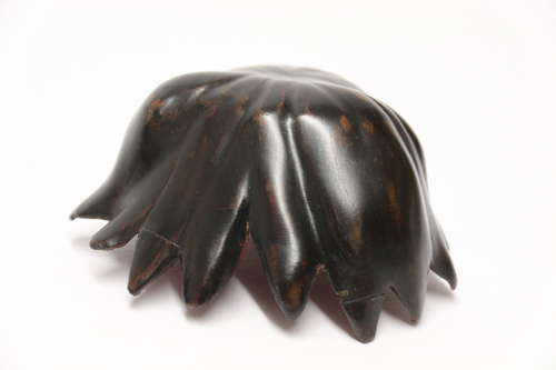 19th century Japanese Papier Mache container in the form of a puppy