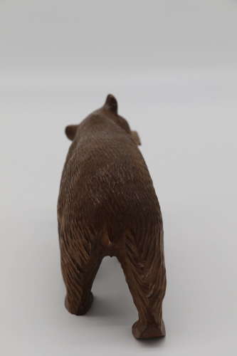 Swiss Black Forest hand carved bear made from limewood circa 1900