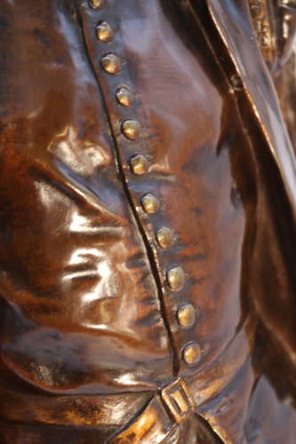 19th century bronze study of the French poet Joachim du Bellay  C1870
