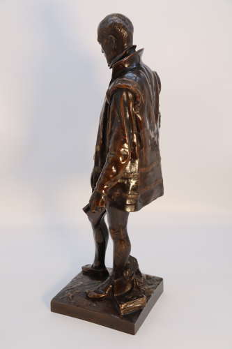 19th century bronze study of the French poet Joachim du Bellay  C1870