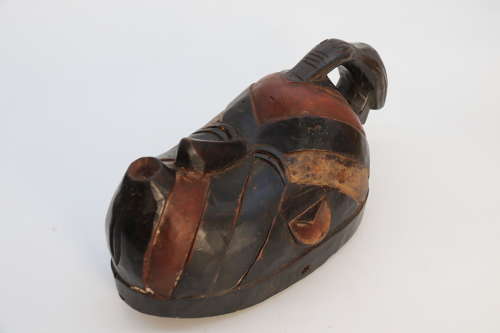 A matched pair of African tribal dance face masks, circa 1920