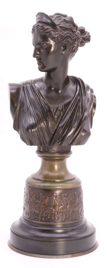 19th C bronze study Venus de Medici, Aphrodite Greek Goddess of Love