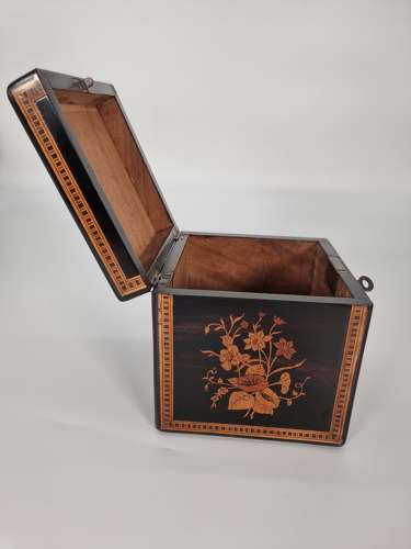 A mid 19th century Italian grand tour Sorrento marquetry box c 1860