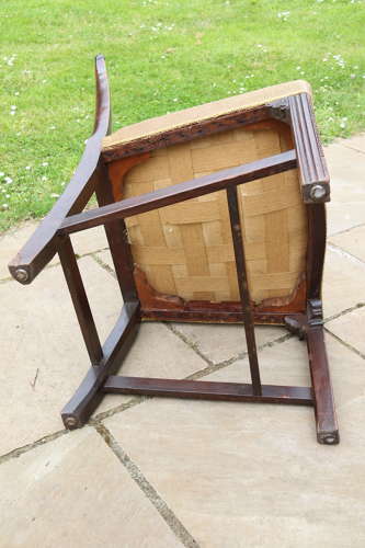 A large mahogany chair of Chippendale period and design, circa 1760
