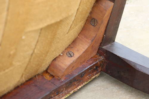 A large mahogany chair of Chippendale period and design, circa 1760