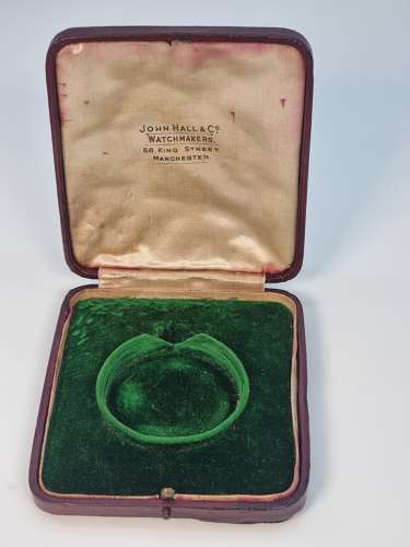 A solid silver pocket watch, presentation case and chain with two fobs