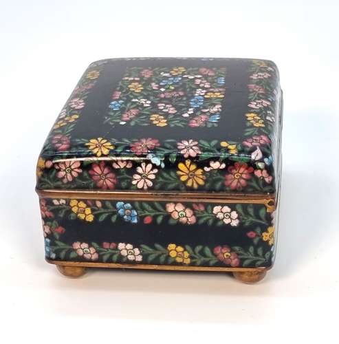 A Chinese 19th century cloisonné enamel box, circa 1880