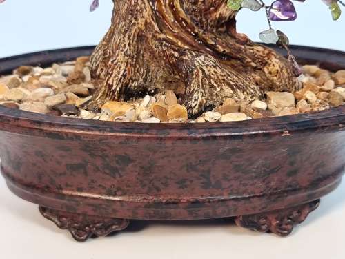 A Chinese Gemstone bonsai tree circa 1930