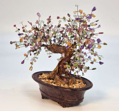 A Chinese Gemstone bonsai tree circa 1930