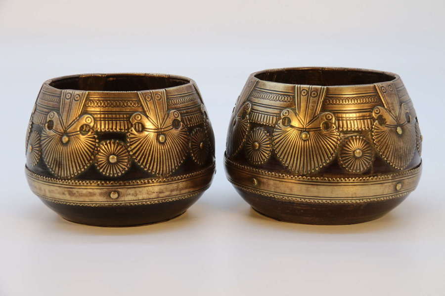 19th century Raj period Indian ceremonial bowls, circa 1860