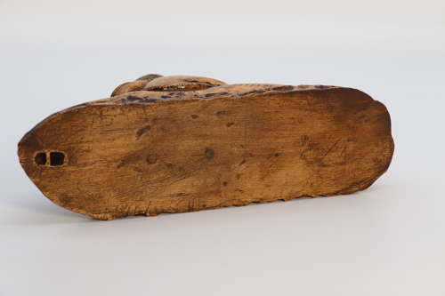 Canadian folk art Inuit figure group made from maple circa 1920