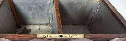 A large 19th century French tea caddy by Tahan of Paris