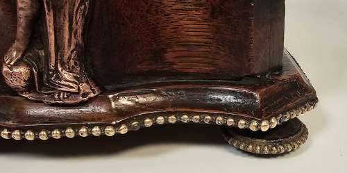 A large 19th century French tea caddy by Tahan of Paris