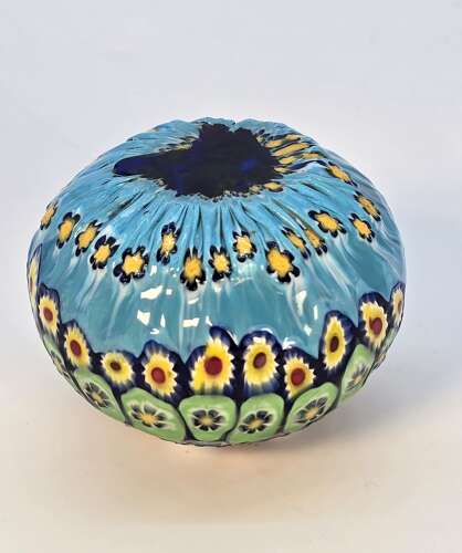 A 1920s Italian Millefiori glass paperweight