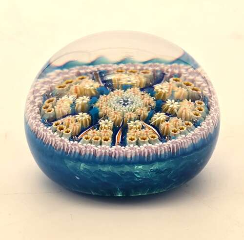 A Millefiori glass paperweight circa 1920