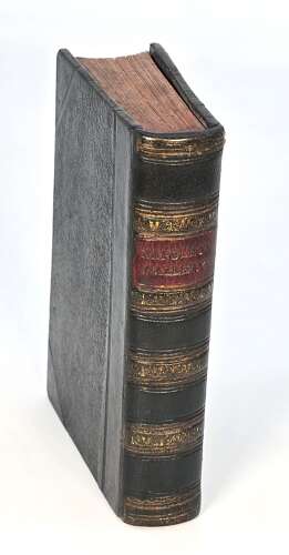 Napoleon's Gallery, a rare 19th century leather bound book published in 1837.