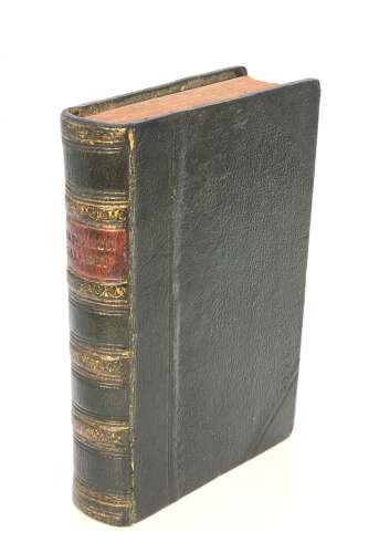 Napoleon's Gallery, a rare 19th century leather bound book published in 1837.