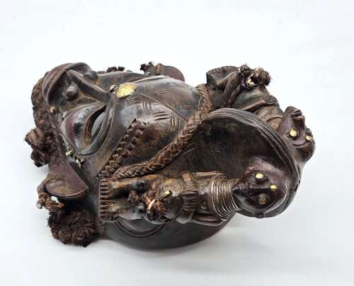 A matched pair of African tribal masks, circa 1930