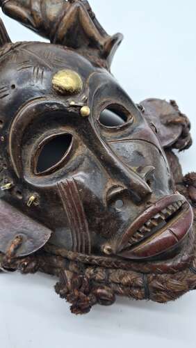 A matched pair of African tribal masks, circa 1930