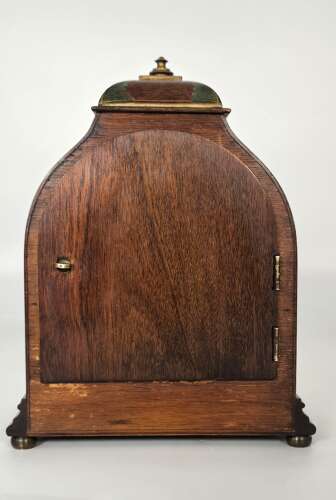 A rare small Chinese style chinoiserie lacquered bracket/mantel clock circa 1920 - 30