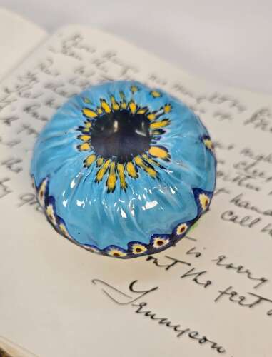 A Millefiori glass paperweight, Italian circa 1920