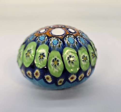 A Millefiori glass paperweight, Italian circa 1920