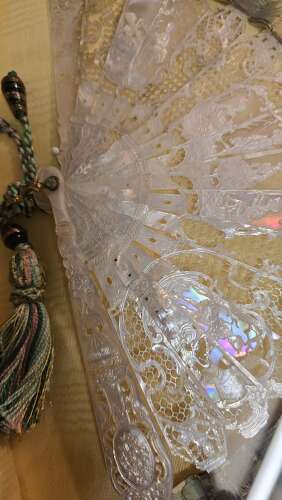 18th century hand painted fan circa 1790