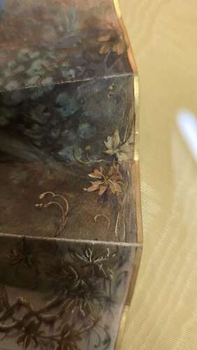 18th century hand painted fan circa 1790
