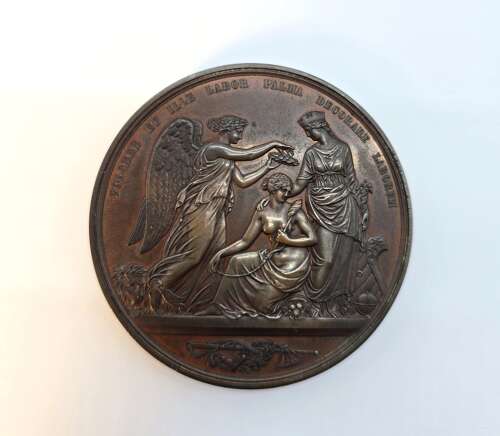1851 Great Exhibition large bronze medal only awarded to 318 jurors named George Shaw