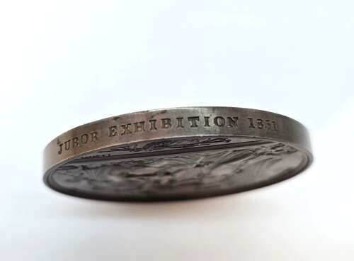 1851 Great Exhibition large bronze medal only awarded to 318 jurors named George Shaw