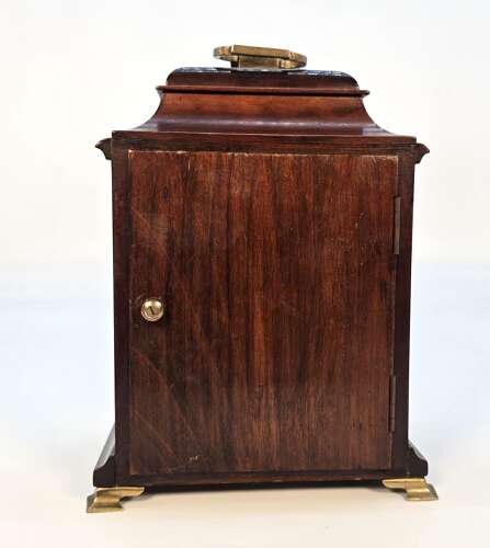 A miniature 8 Day striking bracket clock by Mappin & Webb, George II style