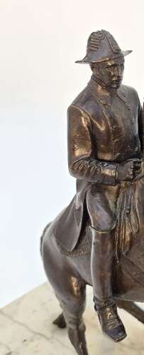 Juliette Dodd — Equestrian Bronze of a Spanish Riding School Stallion and Rider