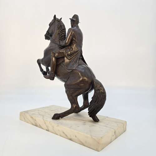 Juliette Dodd — Equestrian Bronze of a Spanish Riding School Stallion and Rider