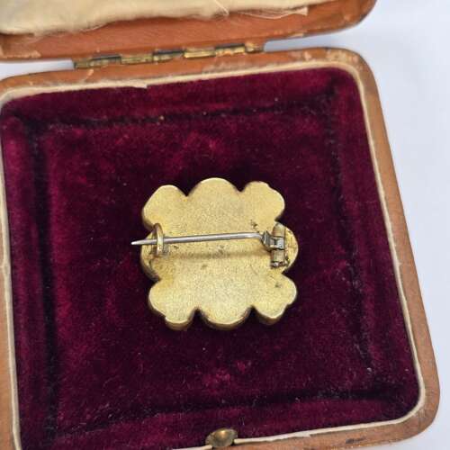 Exceptionally fine 19th century Italian micro mosaic brooch, c.1880