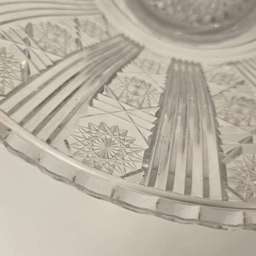 A superb mid 19th century English silver plated & cut glass table centrepiece, circa 1860