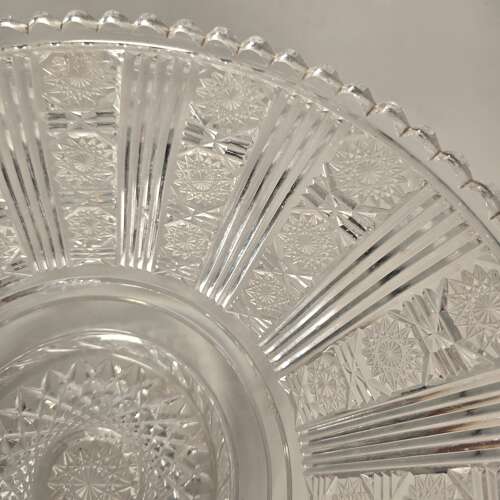 A superb mid 19th century English silver plated & cut glass table centrepiece, circa 1860