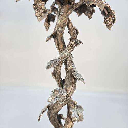 A superb mid 19th century English silver plated & cut glass table centrepiece, circa 1860