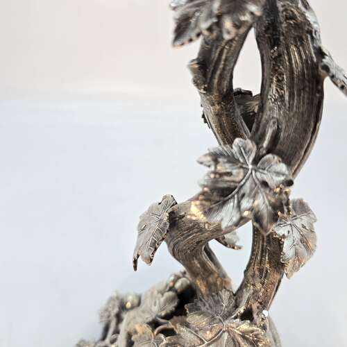 A superb mid 19th century English silver plated & cut glass table centrepiece, circa 1860